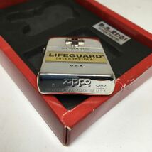 【未使用品】ZIPPO ジッポー LIFE GUARD 限定品 No.0739 マイクロカプセル　ライフガード　Zippo 【IK-01174】_画像6