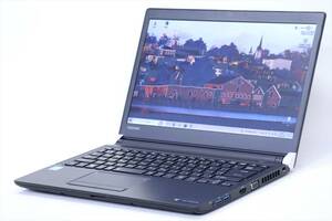 【1円～】コスパ最高！バッテリー良好！Office2021搭載即戦力PC！dynabook R73/J Celeron 3865U RAM8GB SSD128GB 13.3TFT Win10