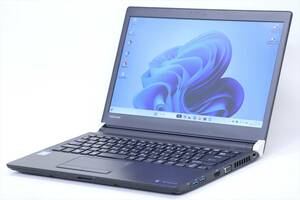 【1円～】コスパ最高！バッテリー良好！Office2021搭載即戦力PC！dynabook R73/J Celeron 3865U RAM8GB SSD128GB 13.3TFT Win10