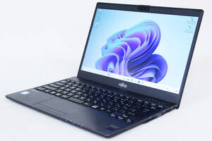 【1円～】Corei7 Win11Pro 極軽極薄 LIFEBOOK U938/VW i7-8550U RAM8GB SSD256GB 13.3インチFHD Type-C カメラ HDMI 指紋認証