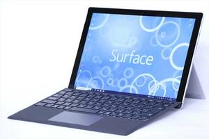 【1円～】Office2021搭載！768g軽量タブレット！純正キーボードカバー付属！Surface Pro 5 m3-7Y30 RAM4G SSD128G 12.3PixelSense Win10