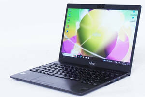 【1円～】Corei7 Office2021 極軽極薄 LIFEBOOK U938/VW i7-8550U RAM8GB SSD256GB 13.3インチFHD Type-C カメラ HDMI 指紋認証 Win10Pro