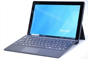 【1円～】Office2021搭載！12.2型WUXGA液晶2in1タブレットPC！Lenovo Miix 520 i5-8250U RAM8G SSD256G Win10 指紋認証 ACアダプタ付属