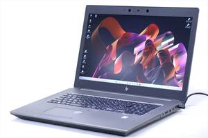 【1円～】安定快速モバイルワークステーション！HP ZBook 17 G5 i7-8750H RAM16GB SSD512G QuadroP1000-4G 15.6FHD Windows11