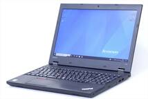 【1円～】バッテリー良好！スタンダードA4ノートPC！ThinkPad L560 i5-6200U RAM8GB 500GB 15.6TFT Win10 テンキー 有線+無線LAN DVD_画像1