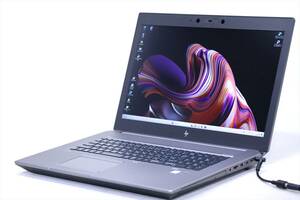 【1円～】安定快速モバイルワークステーション！HP ZBook 17 G5 i7-8750H RAM16GB SSD512G QuadroP1000-4G 15.6FHD Windows11