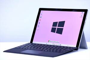 【1円～】Windows11 Office2021搭載！768g軽量タブレット！Surface Pro 5 m3-7Y30 RAM4G SSD128G 12.3PixelSense タイプカバー付属