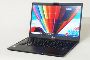 【1円～】Corei7 Office2021 極軽極薄 LIFEBOOK U938/VW i7-8550U RAM12GB SSD512GB 13.3インチFHD Type-C カメラ HDMI 指紋認証 Win10Pro