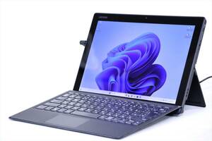 【1円～】Windows11 第8世代Corei5搭載！12.2型WUXGA液晶タブレット！Lenovo Miix 520 i5-8250U RAM8G SSD256G 指紋認証 ACアダプタ付属