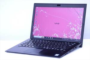 【1円～】Office2021搭載！薄型軽量1.07kg！13.3型FHD液晶快速PC！VAIO ProPG VJPG1113BL2B i5-8250U RAM8G SSD256G Win10