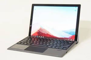 【1円～】バッテリー良 11世代i5 Surface Pro 7+ i5-1135G7 RAM8G SSD128G 12.3型PixelSense WiFi6 Win10リカバリ 新品キーボード追加可