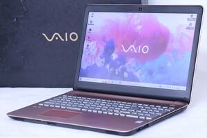 【即配】使用感少!元箱付属!バッテリー良好!Office2021搭載!VAIO S15 i3-7100H RAM8G SSD128G+500G 15.5TFT サブウーファ高音質 Win10