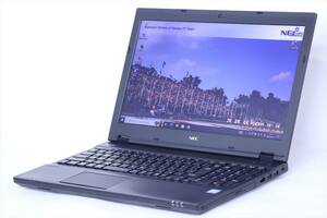 【1円～】バッテリー良好!Office2021搭載即戦力PC!VersaPro VX VKM17/X-2 i5-8350U RAM8G SSD256G 15.6TFT Win10 DVD 有線LAN+無線LAN