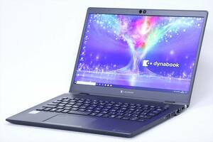 【1円～】第10世代CPU Office2021搭載!バッテリー良好!超薄型PC!dynabook G83/FP i5-10210U RAM8GB SSD256GB 13.3FHD Win10 Wi-Fi6 顔認証