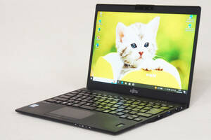 【1円～】バッテリー良好 Corei7選択上位個体 Office2021 極軽極薄 LIFEBOOK U939/B i7-8665U RAM16G SSD256G 13.3型FHD 顔認証 Win10Pro