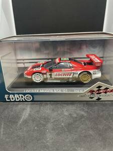 1/43 エブロ EBBRO ロックタイト無限 NSX '01 LOCTITE MUGEN NSX