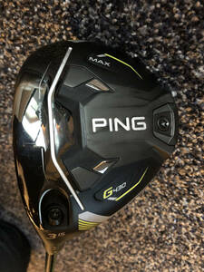 PING G430 MAX フェアウエイウッド 3W 左 レフティー ALTA J CB BLACK フレックス S