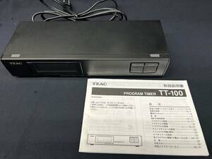 TEAC TT-100 プログラムタイマー オーディオタイマー 通電OK　動作品