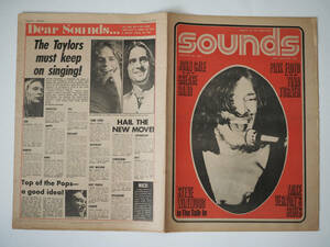 ★イギリス音楽誌【sounds】1971年1月23日号★Vashti Bunyan/Affinit/Patto/Egg/Pink Floyd/Iron Butterfly/John Cale/Grease Band