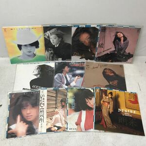 I0322J3 まとめ★中森明菜 EP レコード 11巻セット 音楽 邦楽 昭和歌姫 / 少女A / 難破船 / 飾りじゃないのよ涙は / DESIRE 他