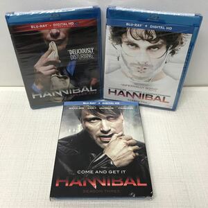 I0327B3 未開封★ハンニバル HANNIBAL シーズン1〜3 Blu-ray ブルーレイ 3巻セット 海外輸入盤 国内再生不可 海外ドラマ