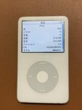 Apple iPod classic A1136 (第5世代) 30GB ホワイト MA002J_画像1