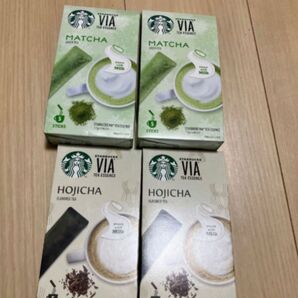 スターバックス 抹茶　2箱ほうじ茶　2箱