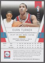 10-11 Panini Totally Certified Evan Turner JSY Auto RC /599_画像2