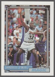 92-93 Topps Shaquille O'Neal RC