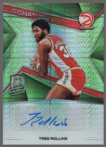 18-19 Panini Spectra Neon Green Tree Rollins Auto /49