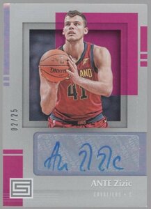 17-18 Panini Status Pink Ante Zizic Auto /25