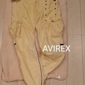 AVIREX　パンツ　XL　イエロー