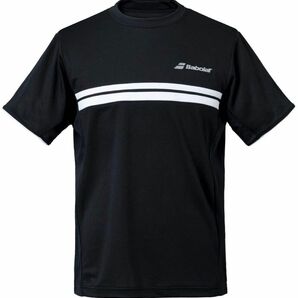 Babolat バボラ テニスウェア 半袖Tシャツ ピュアショートスリーブシャツ BUG1304 ブラック(黒) メンズM 新品