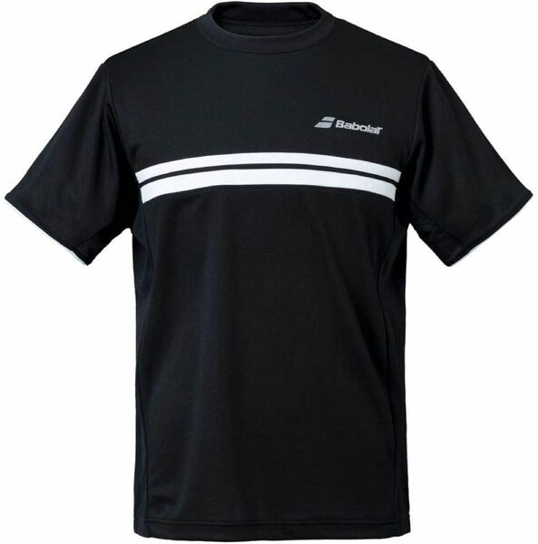 Babolat バボラ テニスウェア 半袖Tシャツ ピュアショートスリーブシャツ BUG1304 ブラック(黒) メンズM 新品