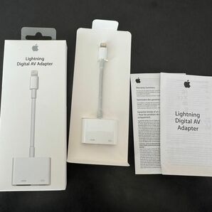 Apple アップル Lightning Digital AV Adapter MD826AM ライトニング HDMI 純正