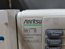 [NBC] Anritsu 68377B シンセサイズド信号発生器 (Opt. 1) 10MHz - 50GHz Synthesized Signal Generator (中古 1615)_画像2