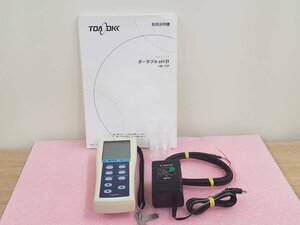 TOADKK HM-21P pH METER 東亜ディーケーケー HM21P ポータブルpH計 [7051]