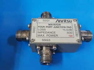 [NBC] Anritsu MA1612A 三信号測定パッド 5MHz - 3GHz, 50Ω, 1W Four-Port Junction Pad (中古 3034)