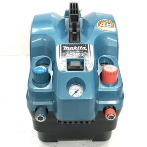 49988★中古美品 動画あり★makita マキタ 内装エアコンプレッサー AC460S 常圧/高圧 タンク容量3L 満充填約2分  ）a0325-4-33Bの画像3