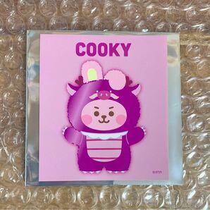 BT21 ドラゴン ステッカー パープル COOKY クッキー ノベルティ