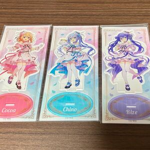 ごちうさ展 ご注文はうさぎですか？ アクリルスタンド3種 ココア チノ リゼ