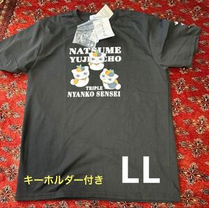 【夏目友人帳】トリプルニャンコ先生 Tシャツ LLサイズ