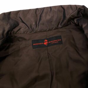 m499-32 HIROKO KOSHINO ヒロココシノ ベスト 付き デザイン 中綿コート コート 上着 羽織り アウター ブラック レディース 11の画像10