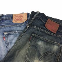 D19 デニム 10本 まとめ売り 大量 Levi's リーバイス 501 503 508 511 他 濃紺 ハーフ 含む デニムパンツ ジーパン ジーンズ メンズ 卸売_画像6