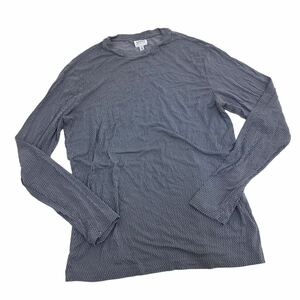 NC205ARMANI COLLEZIONI アルマーニコレッツォーニ 長袖 Tシャツ ロンT ロング ティシャツ トップス カットソー メンズ S相当 グレー