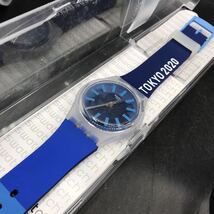 M414 swatch スウォッチ 腕時計 10本 まとめ売り クロノグラフ アナログ クォーツ デイト スケルトン TOKYO 2020 まとめ 卸 良品あり_画像3