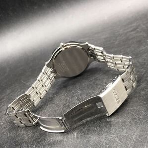 M417 稼働品 SEIKO セイコー 腕時計 SOLAR ソーラー デイト メンズ ホワイト文字盤 V157-0AA0の画像7