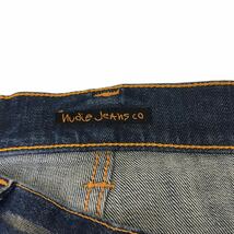 NC208 Nudie Jeans ヌーディージーンズ ストレッチ デニム ジーンズ Gパン パンツ ボトムス ズボン メンズ W28L32 ブルー 青_画像9