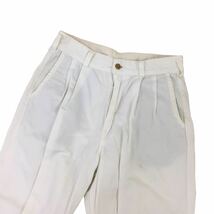 D523 日本製 orSlow オアスロウ パンツ ズボン ボトムス ホワイトパンツ コットン 綿100% ホワイト メンズ S_画像2