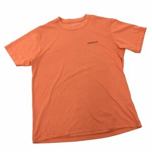  NC209 mont-bell モンベル #1114110 半袖 Tシャツ シンプル ティシャツ トップス カットソー メンズ M オレンジ